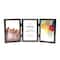 Simply Essentials™ 3 Opening 3.5" x 5" Black Hinged Metal Frame by Studio Décor®